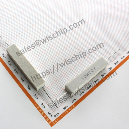 Cement resistor SQP 10W 2R 5%