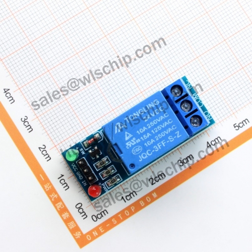 Relay module 1 channel 24V low level trigger development board Relay MCU expansion board