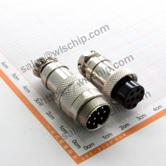 GX16-9 connector aviation socket connector 16mm cable connector 9Pin 9 core butt set