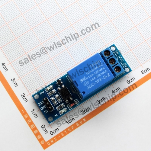 Relay module 1 12V high level trigger with optocoupler isolation
