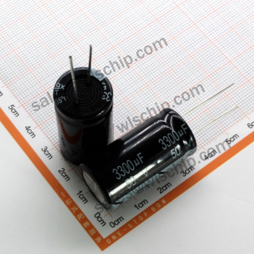 DIP In-line aluminum electrolytic capacitor 50V 3300uF 18 * 35mm