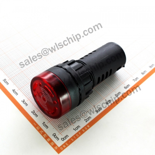AD16-22SM intermittent sound with lights AC 36V red horn speaker buzzer