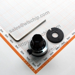 Potentiometer shout precision scale knob WXD3 4MM