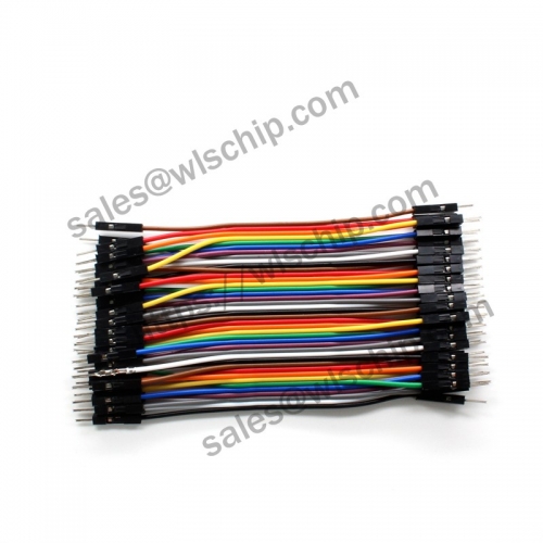 Dupont line length 10cm male to male connecting line color line