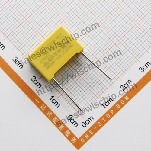 Safety capacitor X2 275V 0.22uF 15mm pitch