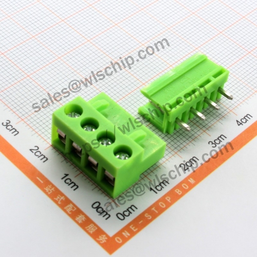 HT5.08 connector terminal pin pitch 5.08mm straight pin 4Pin