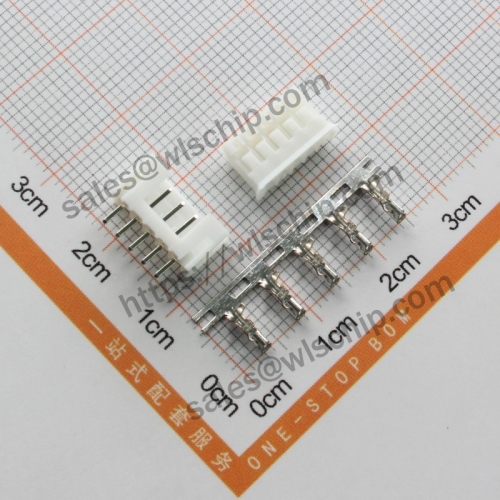 PH2.0 terminal block plug-in connector pitch 2.0mm plug + straight pin socket + terminal 5Pin