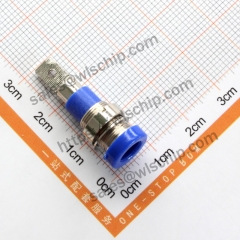 Panel Socket Pure Copper Insulated Terminal Block Female 4mm Banana Socket Blue