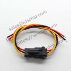 SM patch cord, 3Pin male + female, total cable length 20cm