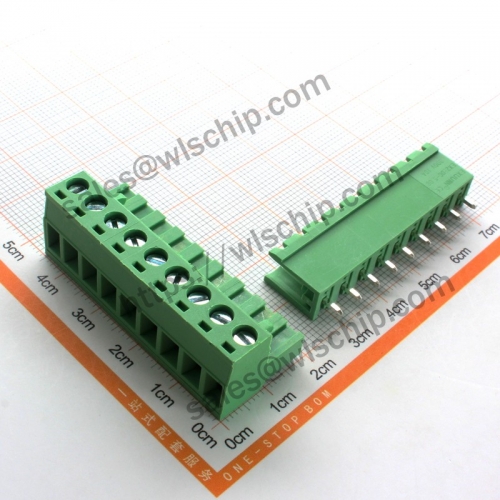 KF2EDGK terminal block plug-in connector pitch 5.08mm straight pin + socket 9Pin
