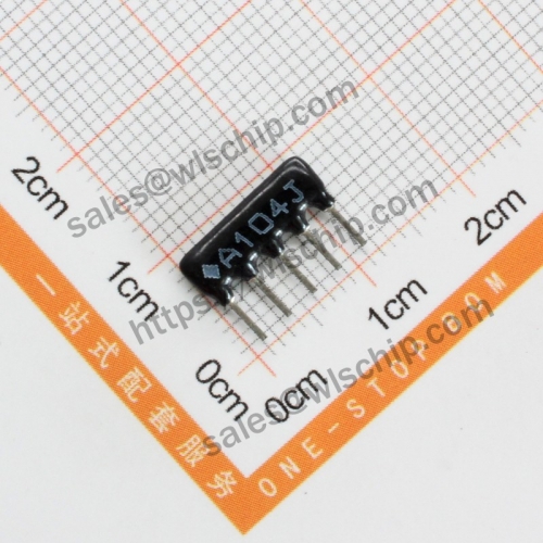 Arranged resistor 5P 100K A104J A05-104 pitch 2.54mm