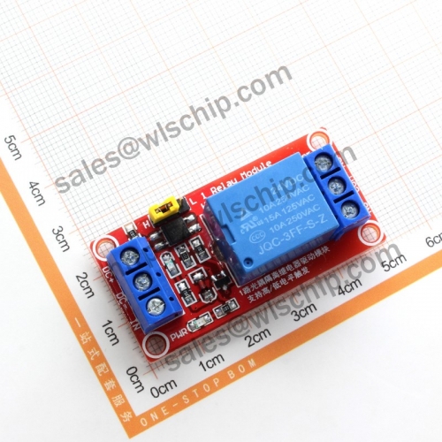 Relay module 1 24V high and low level trigger with optocoupler isolation