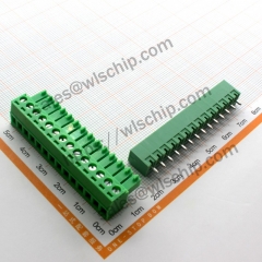 KF2EDG terminal block plug-in connector pitch 3.81mm 14Pin straight pin + socket