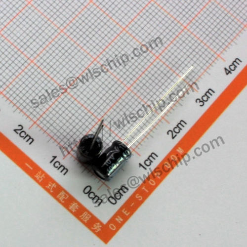 DIP In-line aluminum electrolytic capacitor 10V 100uF 5 * 7mm