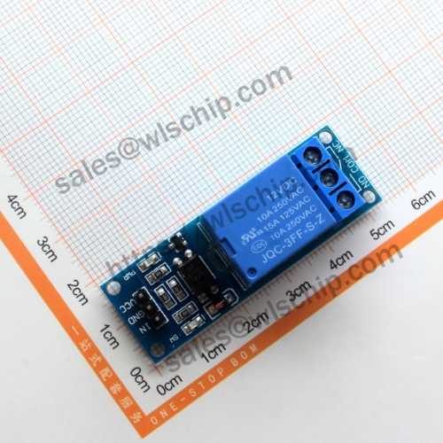 Relay module 1 12V low level trigger with optocoupler isolation