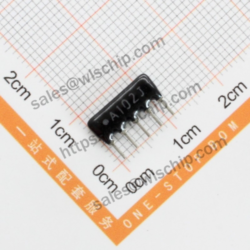 Arranged resistor 5P 1K A102J A05-102 pitch 2.54mm