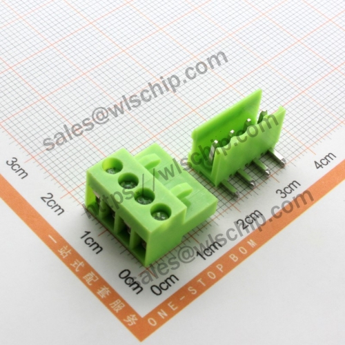 HT3.96 Connector Terminal Block Plug-in Pitch 3.96mm 4Pin Elbow + Socket