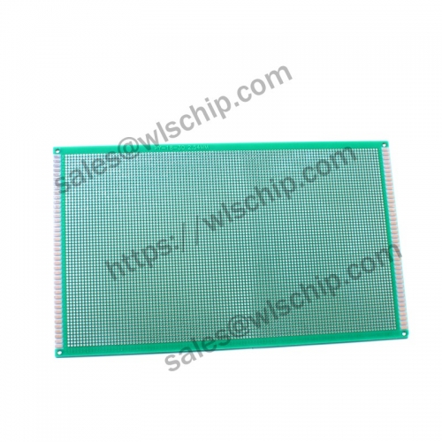 Double-sided tin spray green oil board 18 * 30CM green pitch 2.54mm PCB board
