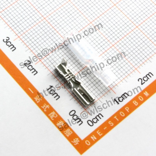 Plug-in wiring cold-pressed terminal 2.8mm spring terminal + sheath female connector