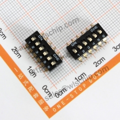 DIP switch SMD 6Pin pitch 2.54mm black address switch