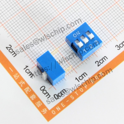 3Pin blue pitch 2.54mm address switch Toggle Switch