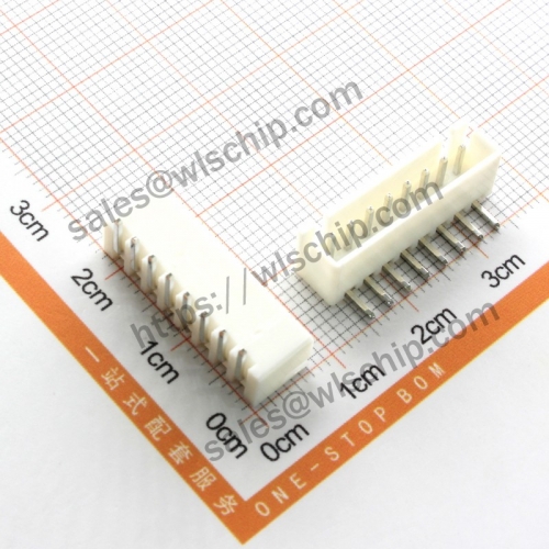 XH2.54 connector terminal block pitch 2.54mm 8Pin looper seat 90 degrees