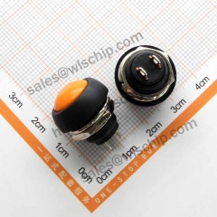 PBS-33B switch auto reset orange round push button switch