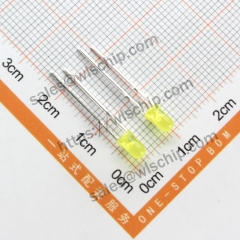 DIP light emitting diode LED F3mm bright yellow yellow