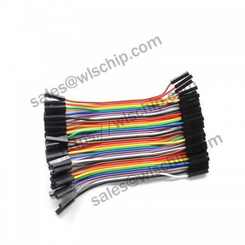 Dupont line length 10cm female to female connecting line color line