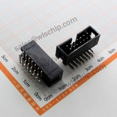 Simple horn socket cable plug JTAG socket pitch 2.54mm DC3-14Pin L looper