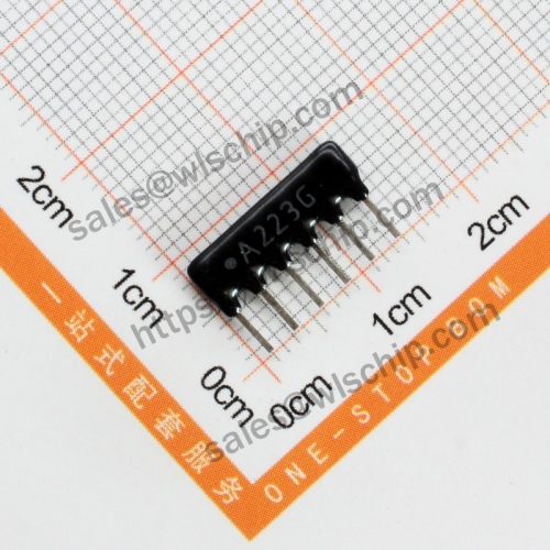Arranged resistor 6P 22k A223J A06-223 pitch 2.54mm