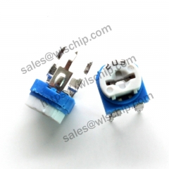 Horizontal adjustable resistance blue and white 20K ohm 203 high quality