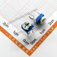 Horizontal adjustable resistance blue and white 1K ohm 102 high quality