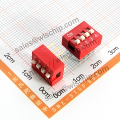 4Pin red pitch 2.54mm address switch DIP switch