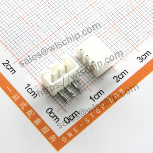 XH2.54 connector terminal block pitch 2.54mm 3Pin looper seat 90 degrees
