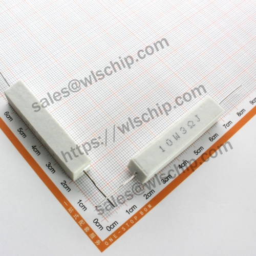 Cement resistor SQP 10W 3R 5%