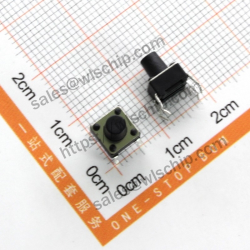 6 * 6 * 7.5mm Micro Switch Key Switch Button 4Pin Vertical