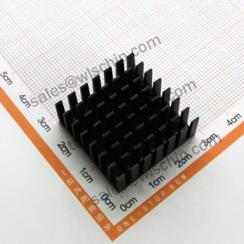 Radiator aluminum heat sink 28 * 28 * 11mm black high quality