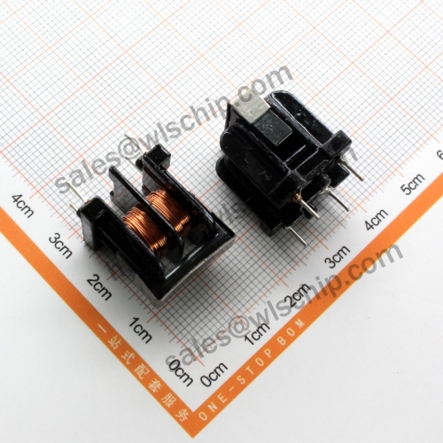 Common mode inductor filter UU10.5 wire diameter 0.37mm 10MH pitch 10 * 13mm