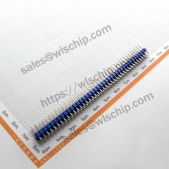 Double row pin header 2 * 40Pin pitch 2.54mm blue high quality