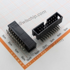 Simple horn socket cable plug JTAG socket pitch 2.54mm DC3-20Pin L looper