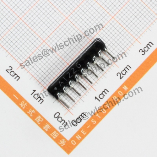 Arranged resistor 9P 1.2K A122J A09-122 pitch 2.54mm