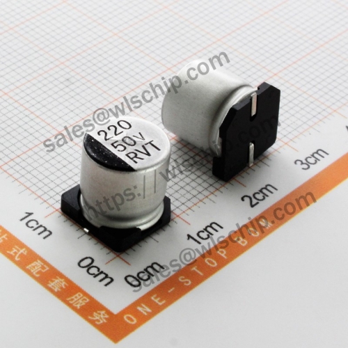 SMD aluminum electrolytic capacitor 50V 220uF 10 * 10.2mm