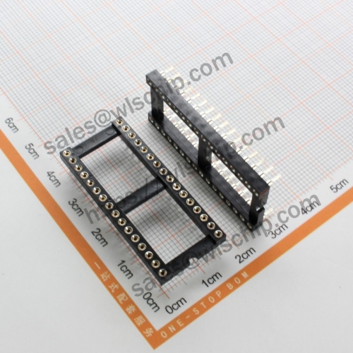 Integrated Circuit DIP Socket IC Connector Round Hole 32Pin High Quality