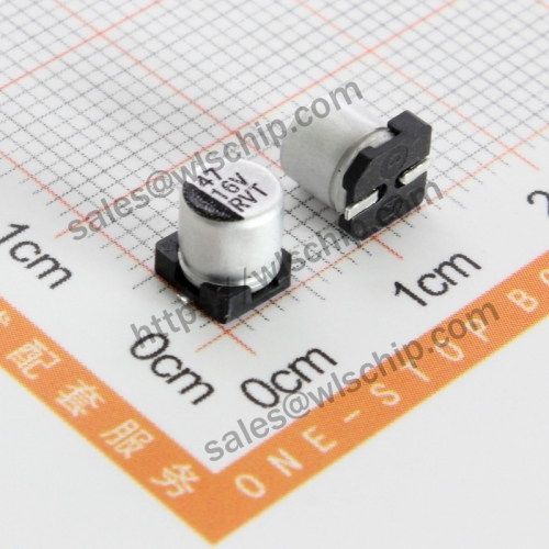 SMD aluminum electrolytic capacitor 16V 47uF 5 * 5.5mm