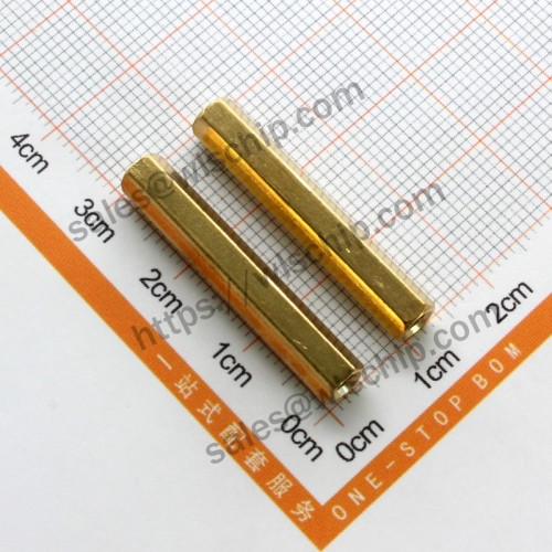 Hexagonal copper post double pass M3 * 30 high quality