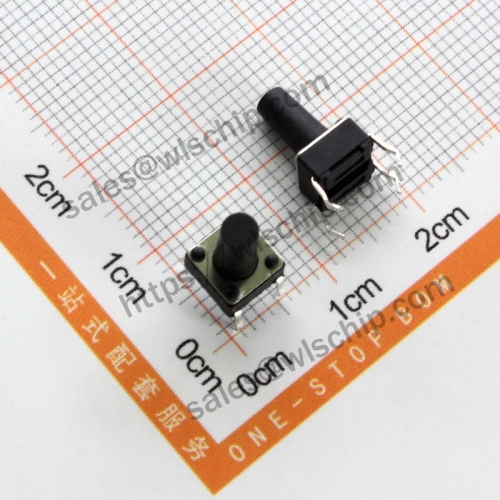6 * 6 * 10.5mm Micro Switch Key Switch Button 4Pin Vertical