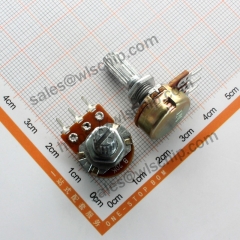 Single potentiometer WH148 B20K 3 feet shank length 20mm