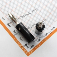 Banana plug 4mm test plug black premium