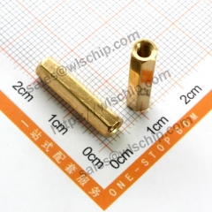 Hexagonal copper post double pass M3 * 20 high quality